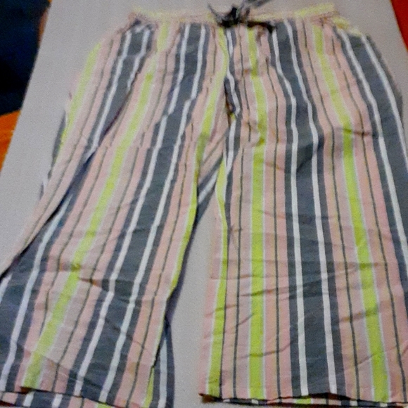 LIZ BANKS LIMITED WIDE LEG LOUNGE PANTS WITH ADJUSTABLE WAIST IN SIZE 2X - Picture 2 of 11